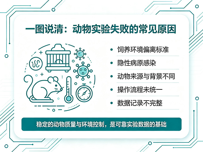 一图说清：动物实验失败的常见原因